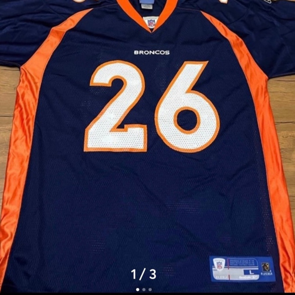 Tatum Bell Denver Broncos Vuntage   Reebok jersey